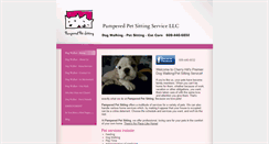 Desktop Screenshot of apamperedpet.com